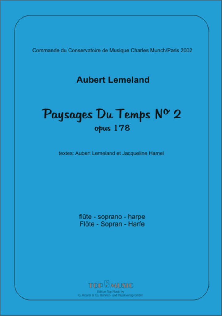 Paysages du temps op. 178